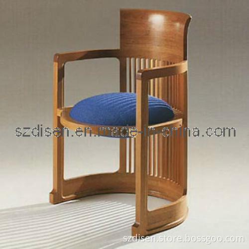Frank Lloyd Wright Barrel Wood Chair